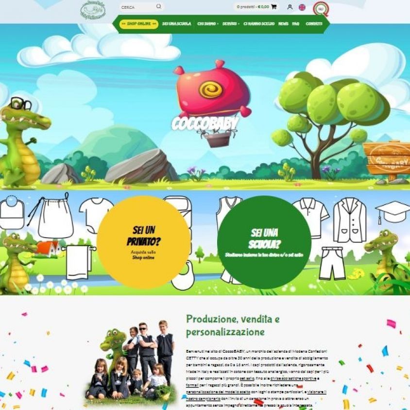 nuovo sito coccobaby